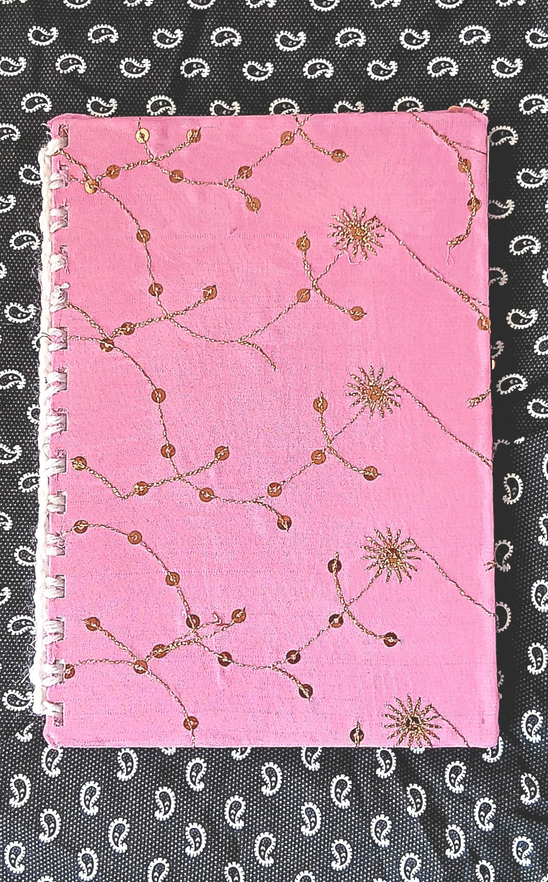 Carnet à point Couverture en tissu