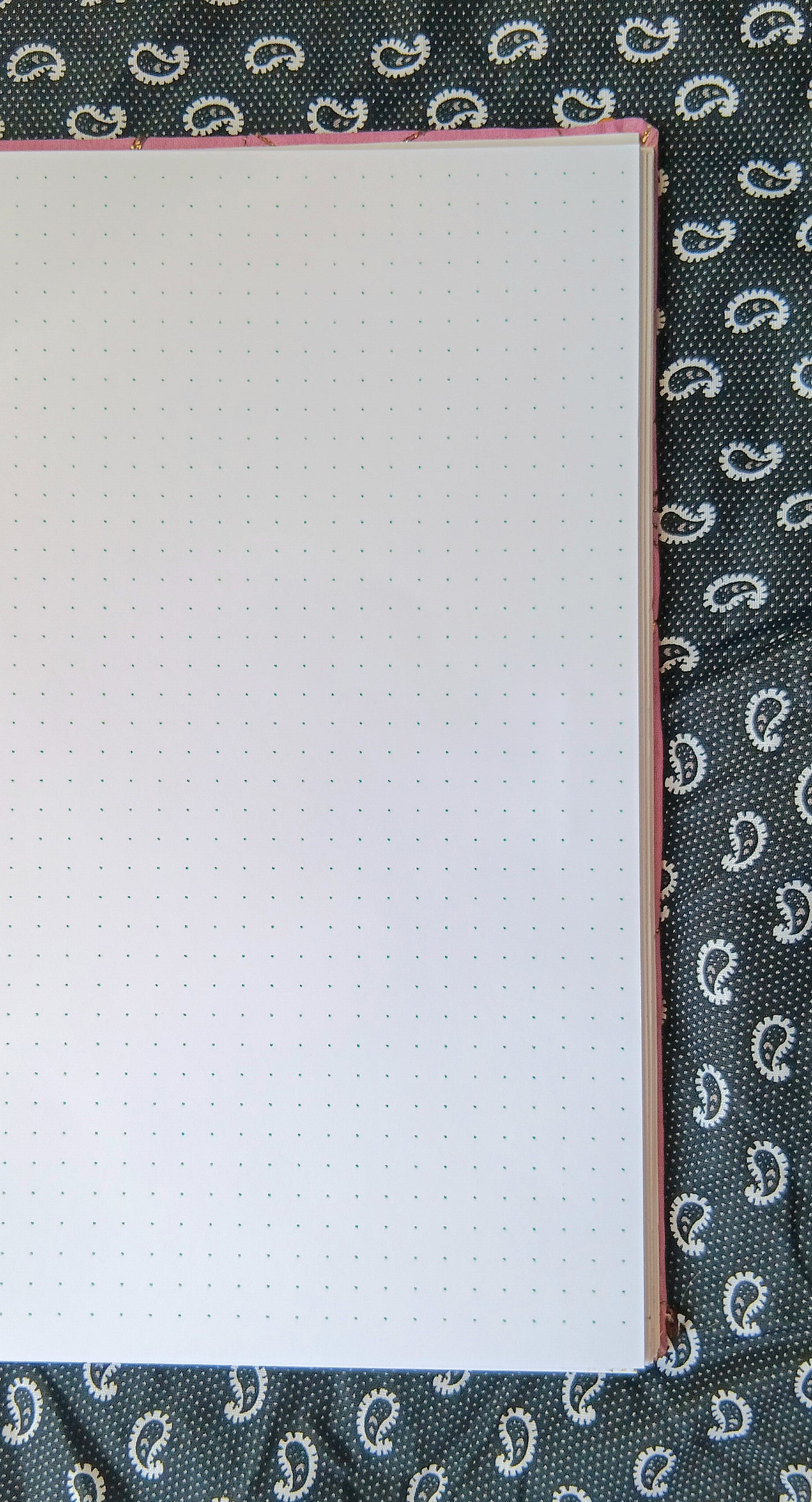 Carnet à point Couverture en tissu