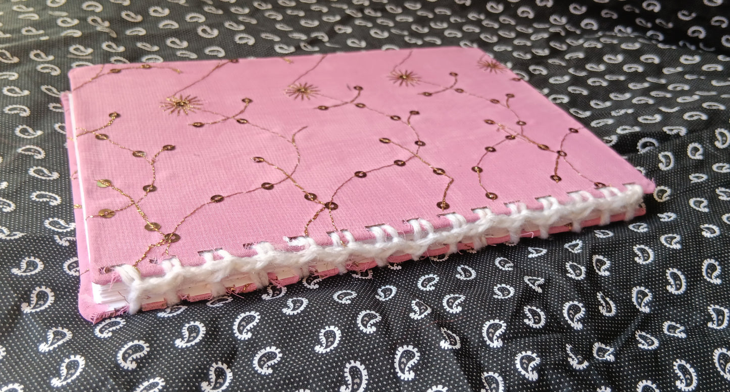 Carnet à point Couverture en tissu
