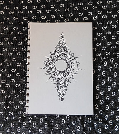 Carnet à point Couverture en Mandala