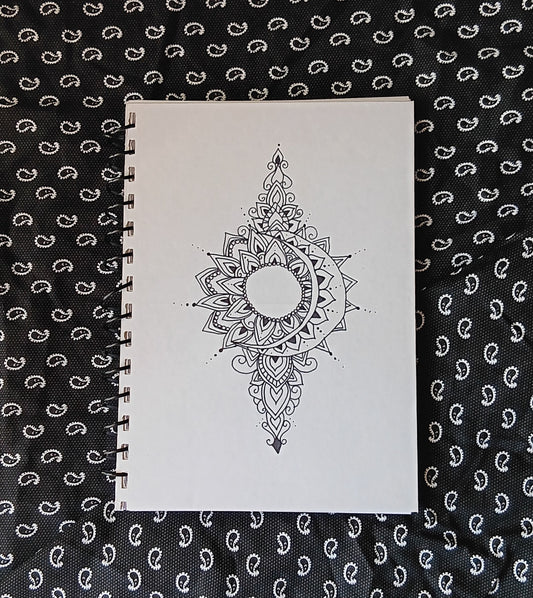 Carnet à point Couverture en Mandala