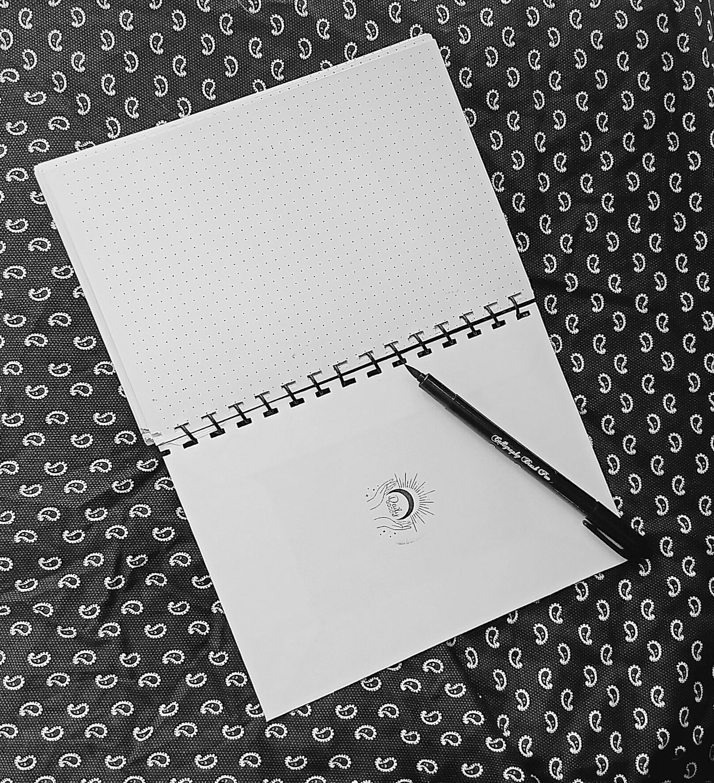 Carnet à point Couverture en Mandala