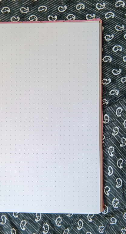 Carnet à point Couverture en tissu