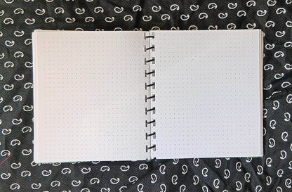 Carnet à point Couverture en tissu