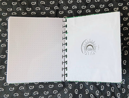 Carnet à point Couverture en tissu
